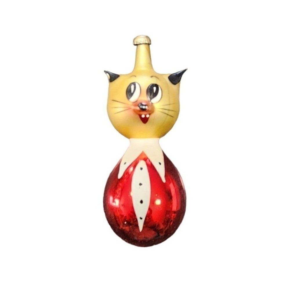 Vintage De Carlini Blown Glass Ornament
